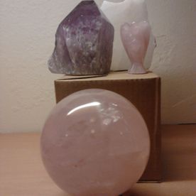 crystal ball pink